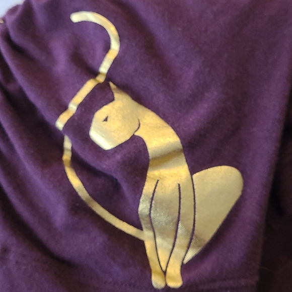 Vintage Baby Phat ruched tunic plum gold 2X - Picture 7 of 7